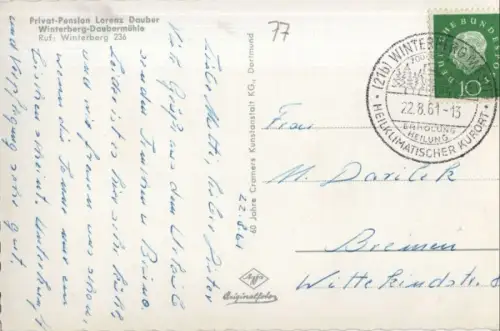 Winterberg - Daubermühle