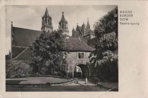 Magdeburg - Dom, Remtergang - ca. 1955