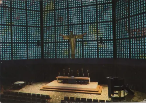 Berlin-Charlottenburg, Gedächtniskirche - innen - 1975