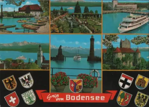 Bodensee - 7 Teilbilder - ca. 1985