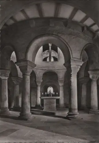 Fulda - Michaelskirche, Rotunde mit Apsis - ca. 1960