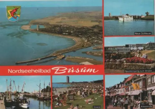 Büsum u.a. Schleuse und Strand - 1986