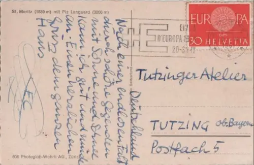 Schweiz - St. Moritz - Schweiz - mit Piz Languard