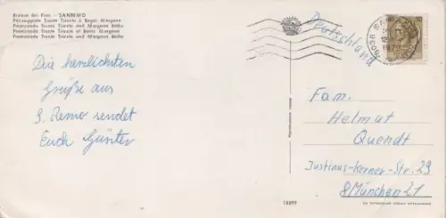 Italien - Sanremo - San Remo - Italien - Strand