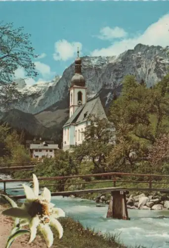 Ramsauer Kircherl mit Reiteralpe - ca. 1980