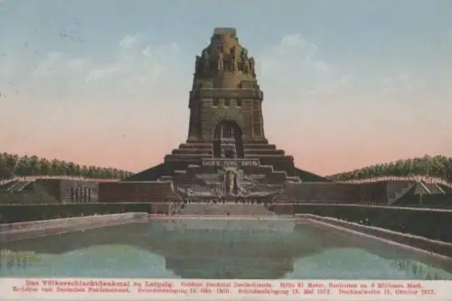 Leipzig - Völkerschlachtdenkmal - 1926