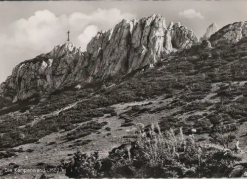 Kampenwand - Felsen mit Kreuz - 1969