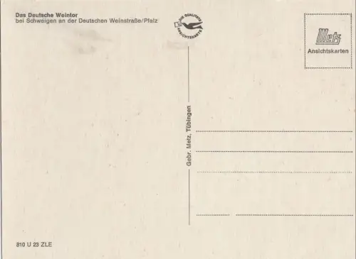 Schweigen - Weintor