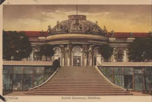 Potsdam, Sanssouci - Mittelbau