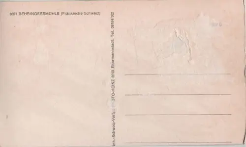 Gößweinstein-Behringersmühle - von oben