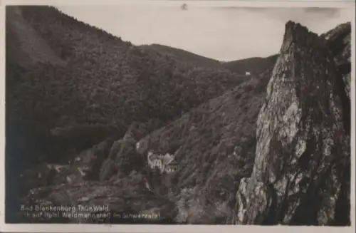 Bad Blankenburg - Blick auf Hotel Weidmannsheil - ca. 1950