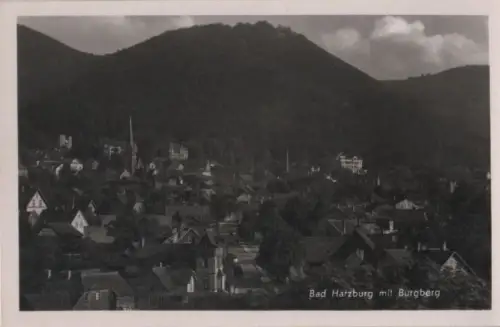Bad Harzburg - mit Burgberg - ca. 1955