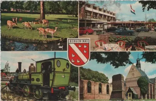 Niederlande - Niederlande - Bergen Aan Zee - 4-Bilder-Karte - 1964