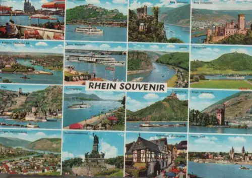 Rhein - u.a. Nahemündung in Bingen - ca. 1975