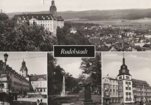Rudolstadt - u.a. Marktplatz - 1986