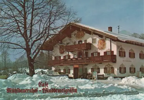 Ruhpolding - Cafe Mühlbauernhof Windbeutelgräfin - 1981