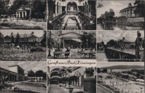 Bad Kissingen - u.a. Wandelhalle - 1964