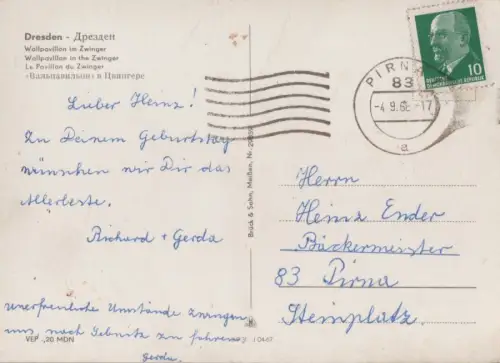 Dresden - Wallpavillon