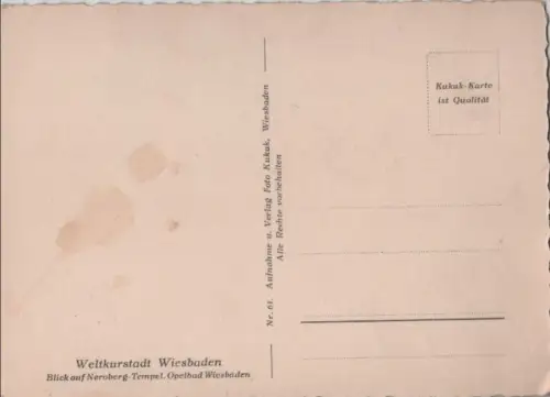 Wiesbaden - Total-Ansicht