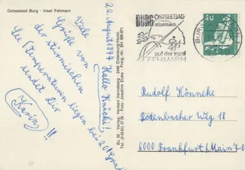 Fehmarn, Burg - aus der Luft