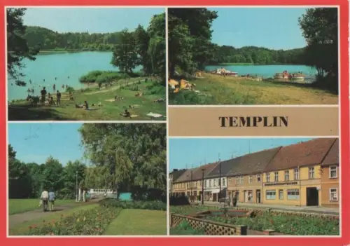 Templin - u.a. Dampferanlegestelle - ca. 1985