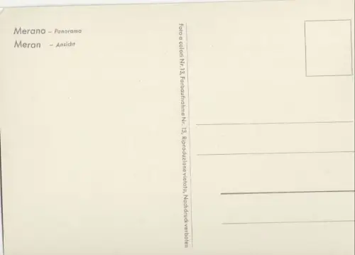 Italien - Meran - Merano - Italien - Panorama