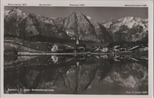 Österreich - Österreich - Seefeld - gegen Wettersteingruppe - ca. 1950