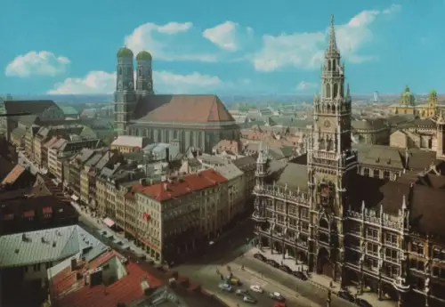 München - Blick von St. Peter - ca. 1975