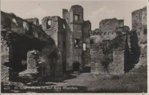 Sankt Goar - Partie in der Burg Rheinfels - ca. 1955