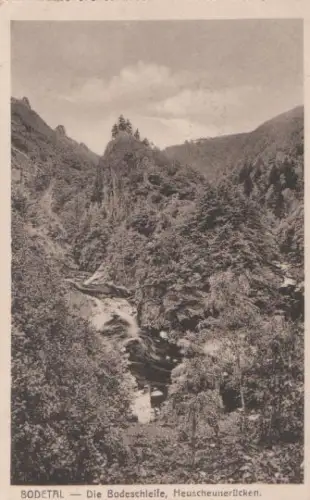 Thale - Bodetal - Bodeschleife - ca. 1955