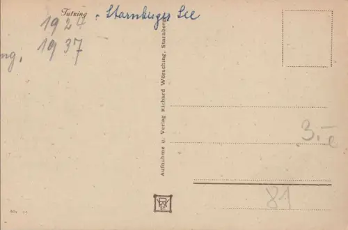 Tutzing - Blick vom Wasser