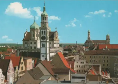 Augsburg - Perlachturm u. Rathaus - ca. 1995
