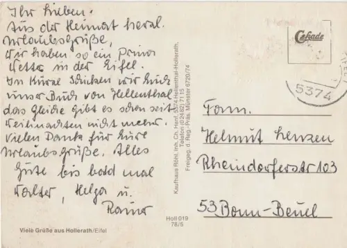 Hellenthal-Hollerath - von oben