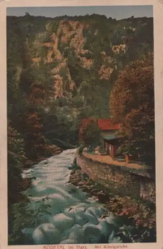 Bodetal - Bei Königsruhe - ca. 1920