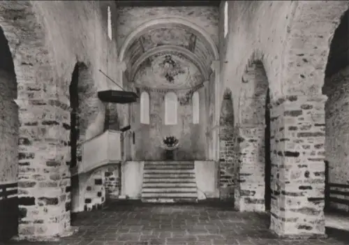Schweiz - Schweiz - Spiez - Kirche, Innenansicht gegen Hochchor - ca. 1965