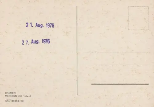 Ense-Bremen - Marktplatz mit Roland