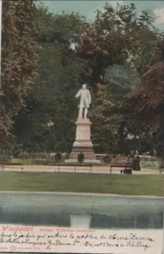 Wiesbaden - Kaiser-Wilhelm-Denkmal - ca. 1925