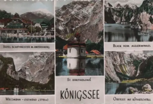 Königssee - mit 5 Bildern - 1957