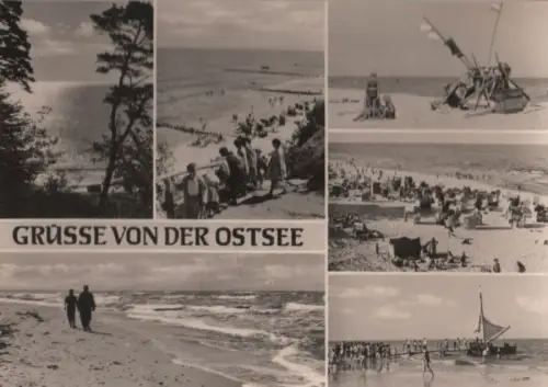 Ostsee - 6 Teilbilder - 1973