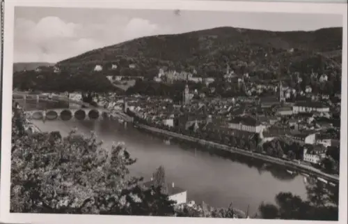 Heidelberg - Blick vom Philosophenweg - 1953