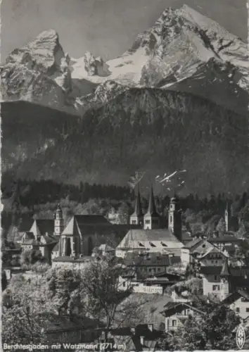 Berchtesgaden - mit Watzmann - ca. 1965