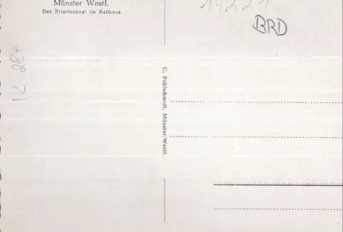 Münster - Rathaus, Friedenssaal