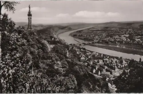 Trier - Gesamtansicht mit Mariensäule - ca. 1960