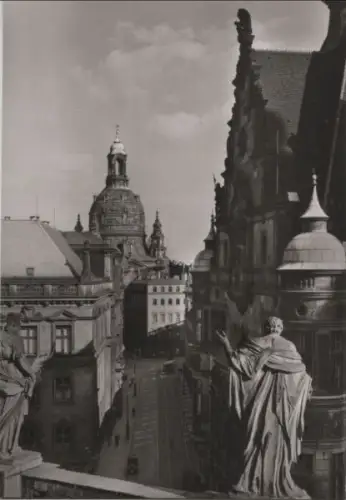 Dresden - Blick durch die Augustusstraße - 1986