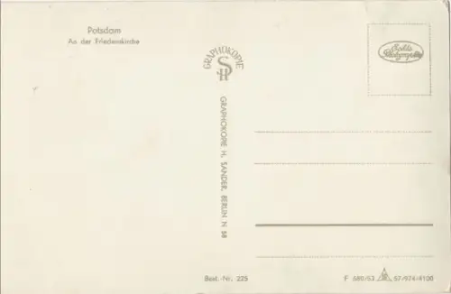 Potsdam - An der Friedenskirche