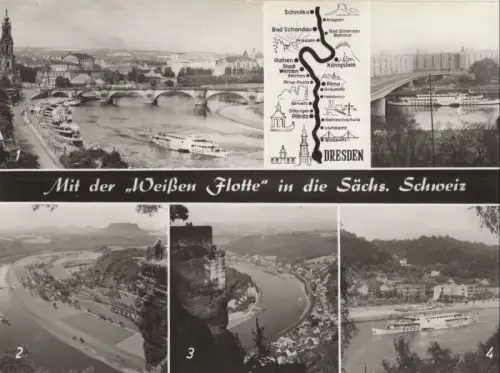 Sächsische Schweiz - Weiße Flotte