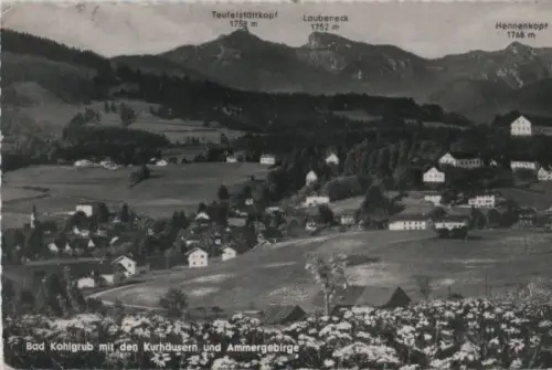 Bad Kohlgrub - mit den Kurhäusern - 1959