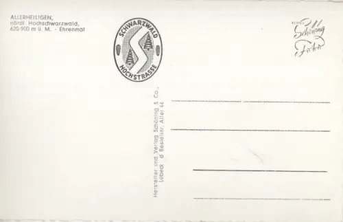 Oppenau-Allerheiligen - Ehrenmal