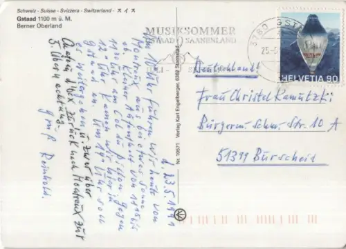 Schweiz - Gstaad - Schweiz - Teilansicht