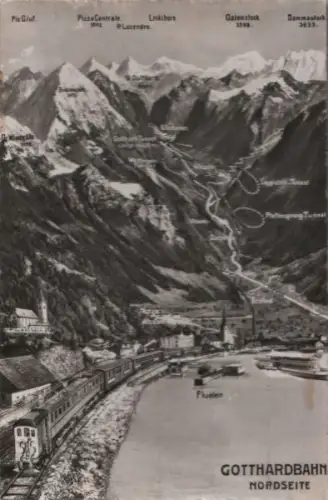Schweiz - Schweiz - Gotthardbahn - Nordseite - ca. 1955